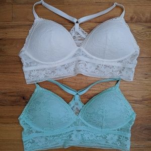 Victoria"s Secret Bralette Cream & Mint